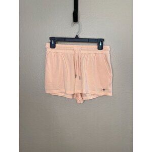 Roxy Womens Peach Terry Cloth Lounge Shorts With Pockets & Drawstring Small‎
